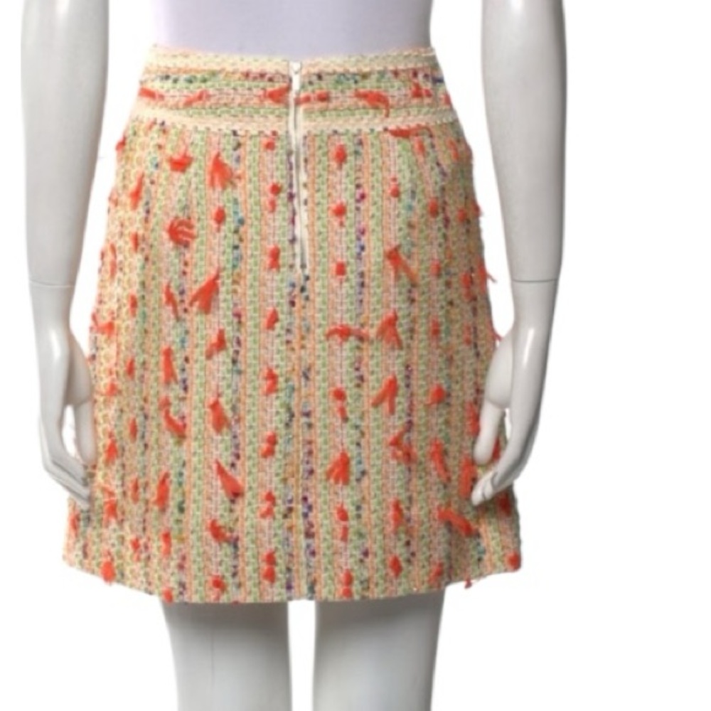 Etcetera Tweed Pattern Multi Colored Mini Skirt S… - image 3